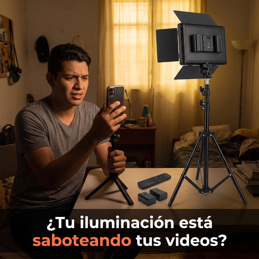 Panel led  U-680 profesional para creadores (incluye baterias)